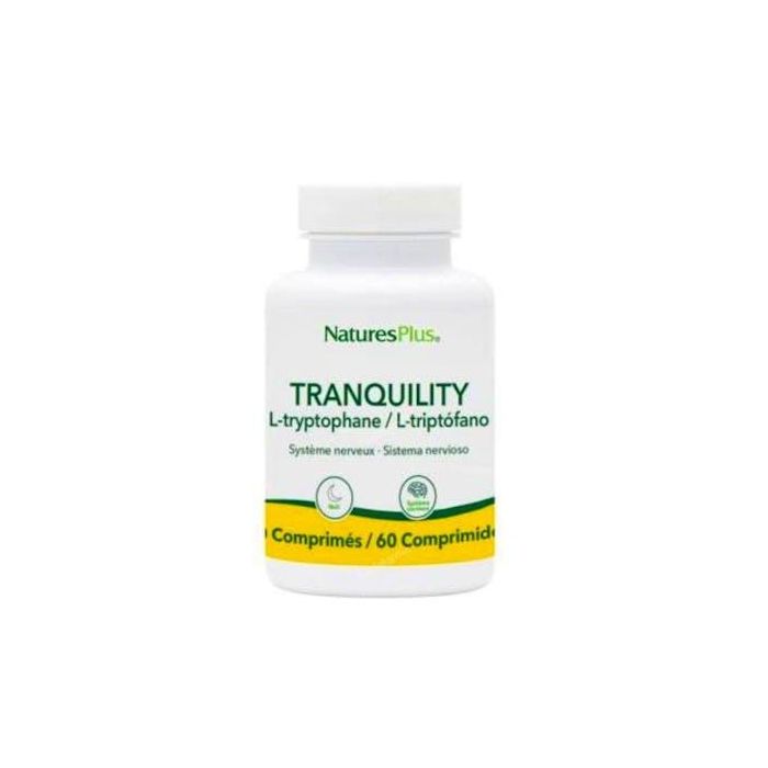 NATURES PLUS Tranquility 60 Comprimidos – Apoyo Serenidad Diurna y Descanso Reparador