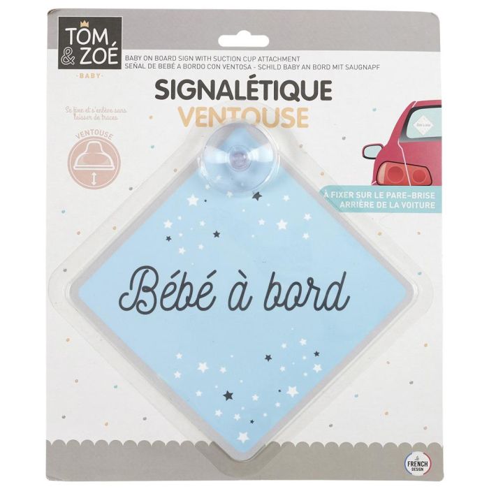 Tom et Zoe Señal Bebé a Bordo Con Ventosa 0 Tom et Zoe Señal Bebé a Bordo Con Ventosa 0