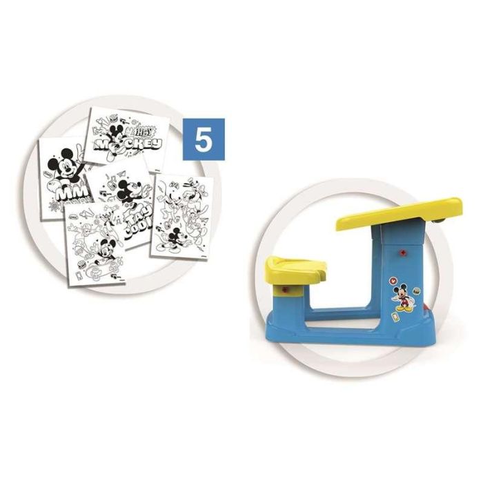 Pupitre con banco mickey 57x73x49 cm incluye 5 laminas 11 Pupitre con banco mickey 57x73x49 cm incluye 5 laminas 11