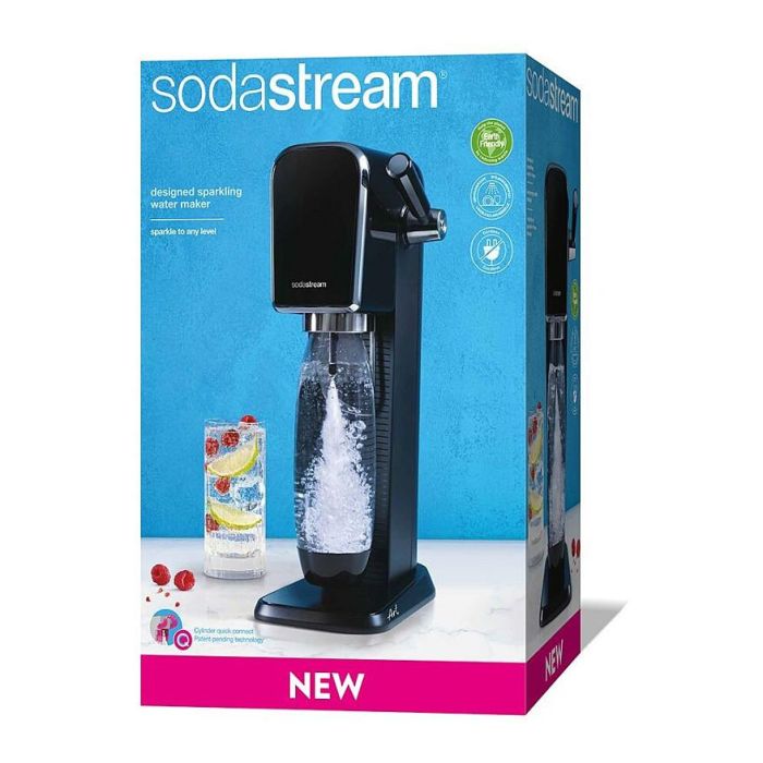 SodaStream Art Noir Carb. 60L. Botella Plástico 1L. Máx. 148 caracteres.