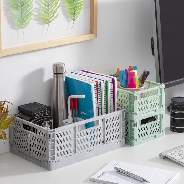 Set de 3 Cajas Organizadoras Plegables y Apilables Boxtor InnovaGoods 5 Set de 3 Cajas Organizadoras Plegables y Apilables Boxtor InnovaGoods 5