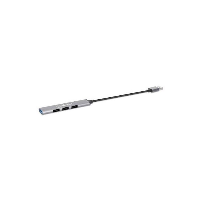 MANHATTAN 4Port USB-A Hub 3x480Mbit/s 1xGbit/s USB-A Stecker 2