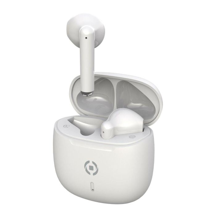 Auriculares Bluetooth con Micrófono Celly BUZ2 Blanco 1 Auriculares Bluetooth con Micrófono Celly BUZ2 Blanco 1