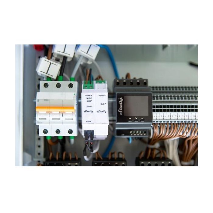 Shelly Pro 3EM Switch Add-On Accesorio Pro 3EM 120A 1