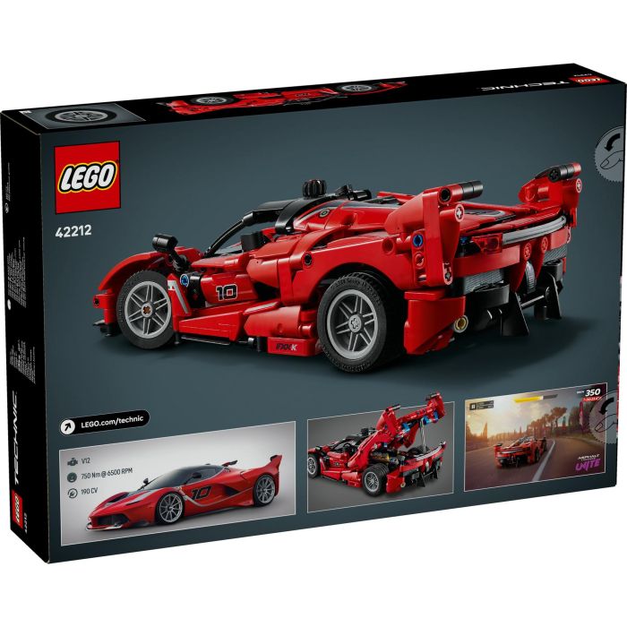 LEGO 42212 Technic Ferrari FXX K, Juego de Construcción para Niños y Niñas, 897 Piezas, Multicolor, +10 Años 12