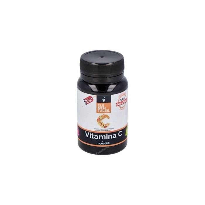 NOVADIET Vitamina C 1000 mg Ascorbato Cálcico No Ácido, Alta Tolerancia Gástrica, Sistema Inmunitario y Antioxidante, 30 Comprimidos