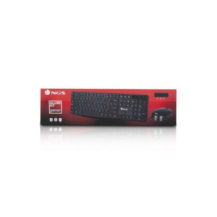Teclado y Ratón Inalámbricos NGS Allure Kit 4 Teclado y Ratón Inalámbricos NGS Allure Kit 4