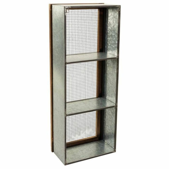 Estantería Alexandra House Living Marrón Gris Madera Metal 20 x 91 x 35 cm 7