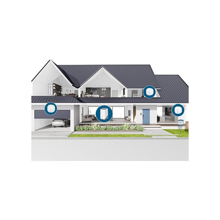 EUFY Eufy T89203D1 Sensor de Alarma de Inundación y Escarcha, Inalámbrico Wi-Fi, Blanco, Sensor de Humedad y Temperatura