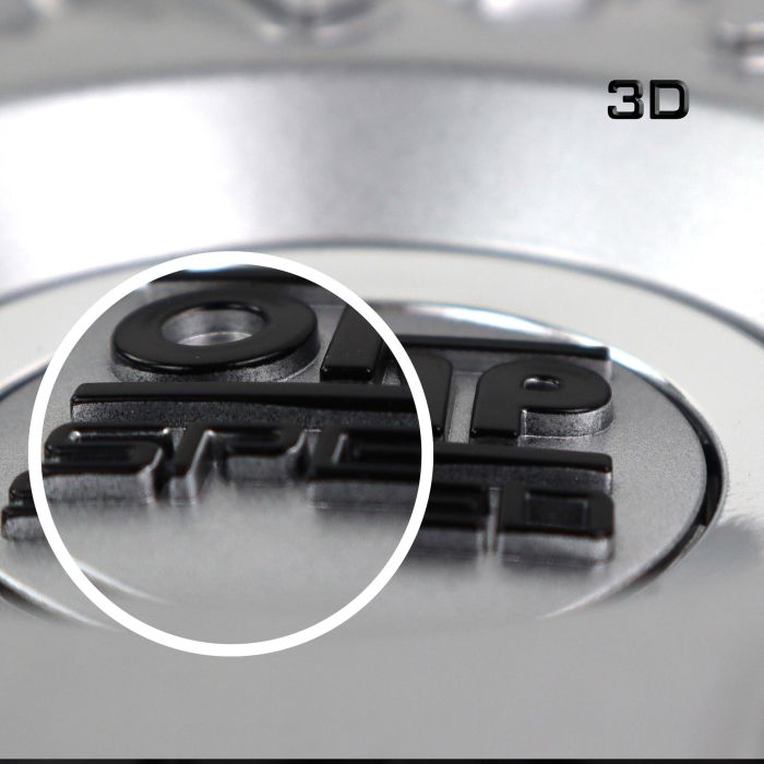 Omp Tapacubos Speed Stinger OMPS07021502 Juego 4 Tapacubos 15 Pulgadas ABS Plata 7