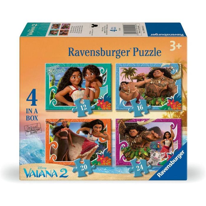 Puzzle Vaiana 2 Disney 12-16-20-24pzs 3