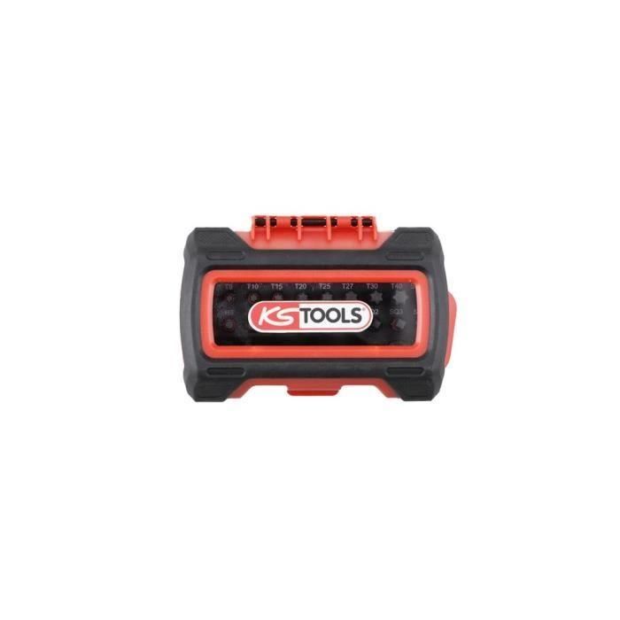 Juego de puntas para destornillador de impacto mini - KS TOOLS - 515.2301F - Puntas de destornillador de 1/4" L.25 mm - Juego de 31 puntas de destornillador 4 Juego de puntas para destornillador de impacto mini - KS TOOLS - 515.2301F - Puntas de destornillador de 1/4" L.25 mm - Juego de 31 puntas de destornillador 4