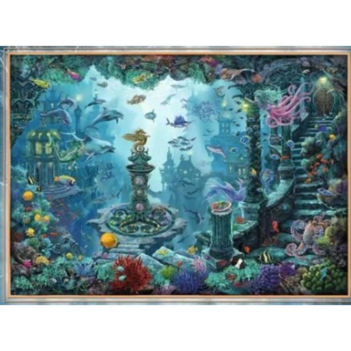 Puzzle de escape infantil En el reino submarino, puzzle de 368 piezas, Des 9, 13395, Ravensburger 1