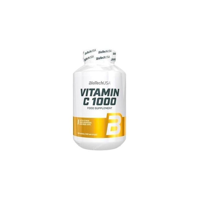 BIOTECHUSA Vitamina C 1000 con Bioflavonoides - 100 Comprimidos