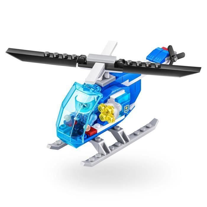 Zuru ZUR4894680033122 Set de Construcción Comisaría Mediana 321 Piezas con Helipuerto 5