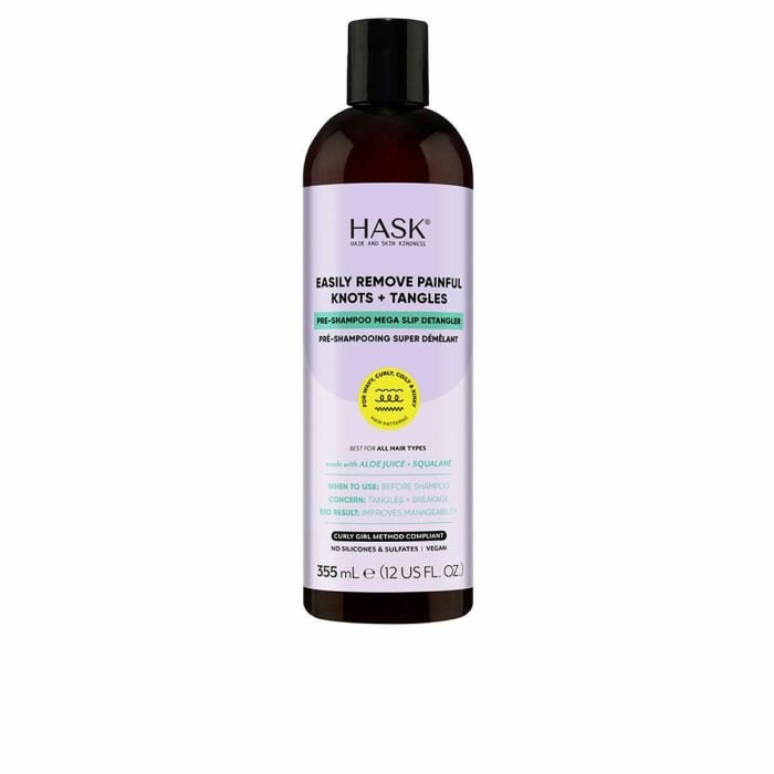 Hask TEXTURE Pre-champú Desenredante 355 ml - Cabello Suave y Manejable Hask TEXTURE Pre-champú Desenredante 355 ml - Cabello Suave y Manejable