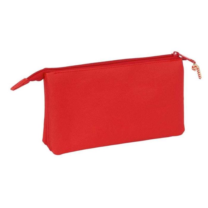 Portatodo triple osito rojo felices fiestas 22x12x3cm 1 Portatodo triple osito rojo felices fiestas 22x12x3cm 1