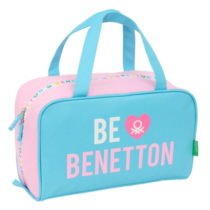 Neceser de Viaje Benetton Unique Rosa Turquesa 31 x 14 x 19 cm