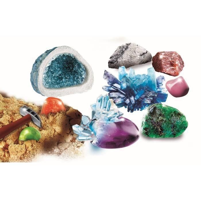 CLEMENTONI Science & Game - Cristales y piedras preciosas - Juego científico 1 CLEMENTONI Science & Game - Cristales y piedras preciosas - Juego científico 1