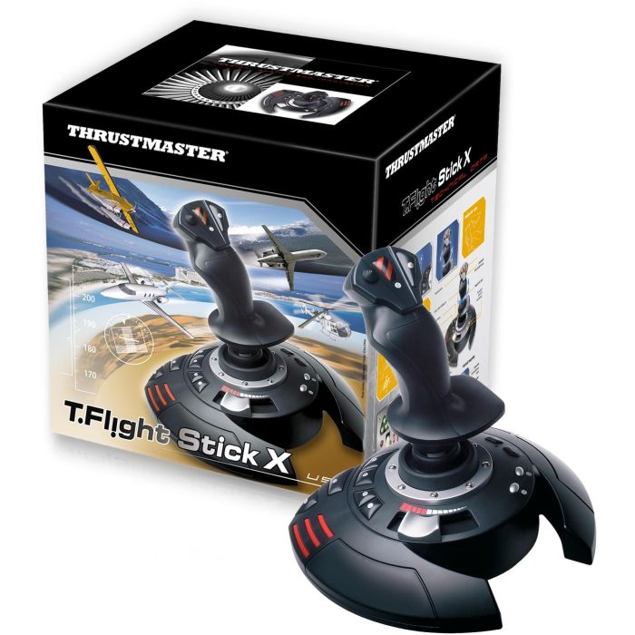 Thrustmaster T.Flight Stick X - Joystick para PS3/PC, 12 botones programables, 4 ejes, Plug & Play, 4160526 3 Thrustmaster T.Flight Stick X - Joystick para PS3/PC, 12 botones programables, 4 ejes, Plug & Play, 4160526 3