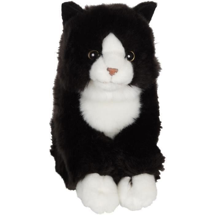 Peluche - Gipsy Toys - Gato Mimiz - 28cm - Negro/Blanco 2 Peluche - Gipsy Toys - Gato Mimiz - 28cm - Negro/Blanco 2