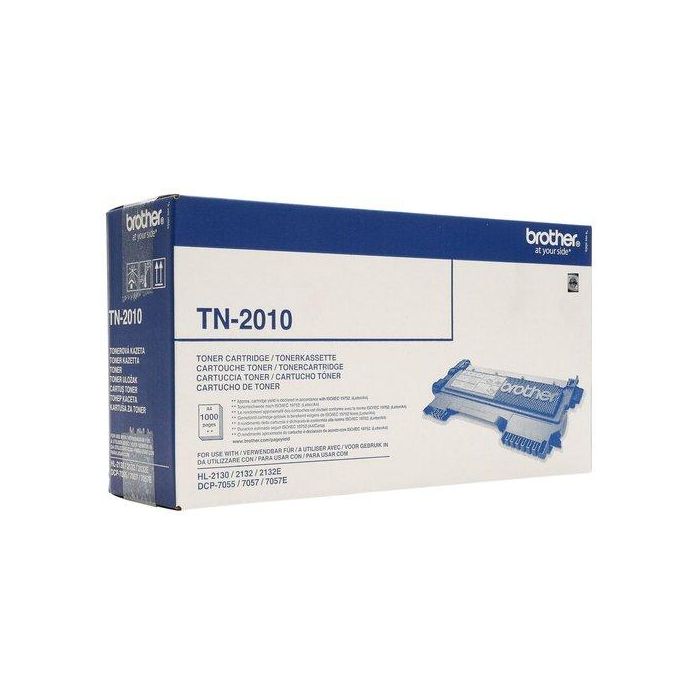 Toner Brother Tn-2010 Dcp-7055, Hl-2130 Negro (1.000 Pág.)
