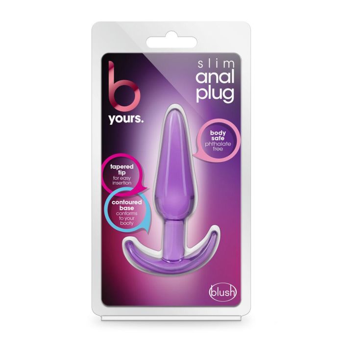 Plug Anal Blush B yours Morado (7,6 cm) 4 Plug Anal Blush B yours Morado (7,6 cm) 4