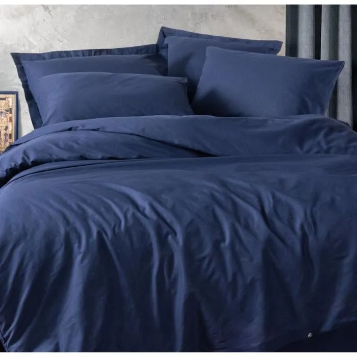 Juego de Cama 220x240 cm + 2 Fundas Almohada 60x60 cm - 100% Algodón - Azul ASI8684282421290 3 Juego de Cama 220x240 cm + 2 Fundas Almohada 60x60 cm - 100% Algodón - Azul ASI8684282421290 3
