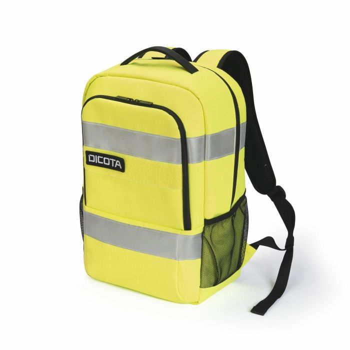 Dicota Backpack HI-VIS Base 24 litre yellow 1
