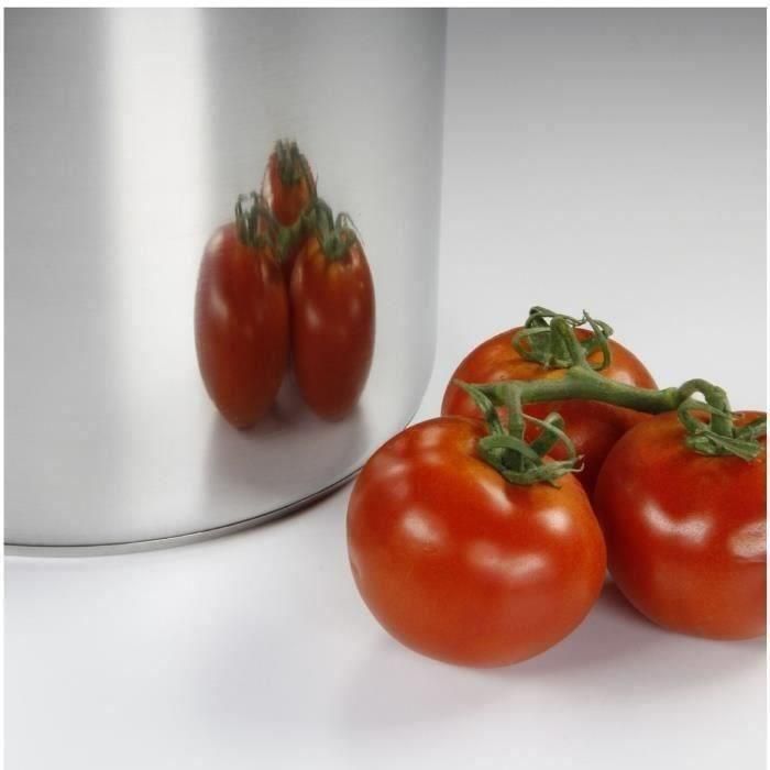 BAUMALU Servicio de catering de acero inoxidable + tapa de vidrio - 30 cm 1 BAUMALU Servicio de catering de acero inoxidable + tapa de vidrio - 30 cm 1