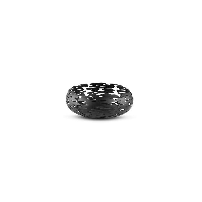 Alessi BM02 B BARNEST Cesto de Acero y Resina Negro 21cm - Diseño Boucquillon & Maaoui, Ideal para Pan Alessi BM02 B BARNEST Cesto de Acero y Resina Negro 21cm - Diseño Boucquillon & Maaoui, Ideal para Pan