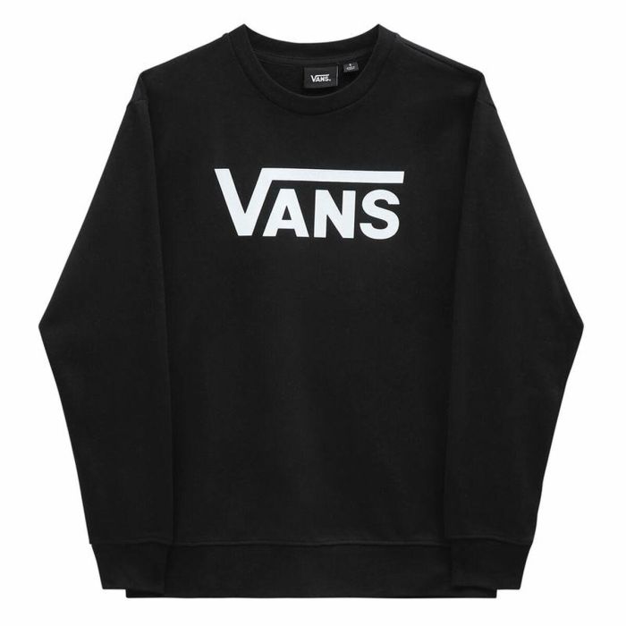 Sudadera sin Capucha Mujer Vans Drop V Logo BFF Crew Negro 0 Sudadera sin Capucha Mujer Vans Drop V Logo BFF Crew Negro 0