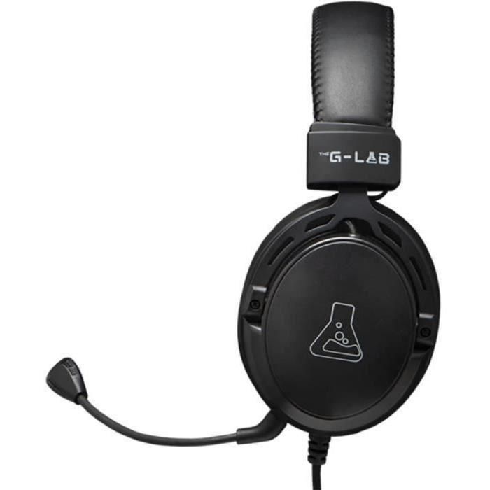Auriculares Gaming con Cable - THE G-LAB - KORP TITANIUM - Micrófono - PC/PS4/Xbox One - Negro 3 Auriculares Gaming con Cable - THE G-LAB - KORP TITANIUM - Micrófono - PC/PS4/Xbox One - Negro 3
