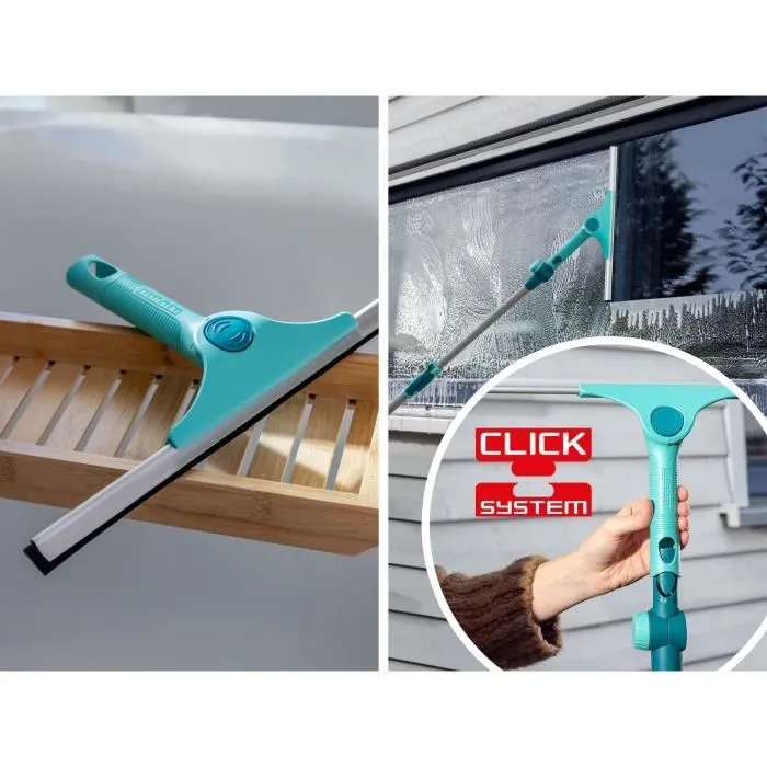 Leifheit Mango telescópico 41523 de 130 a 400 cm extensible para Click-System 3