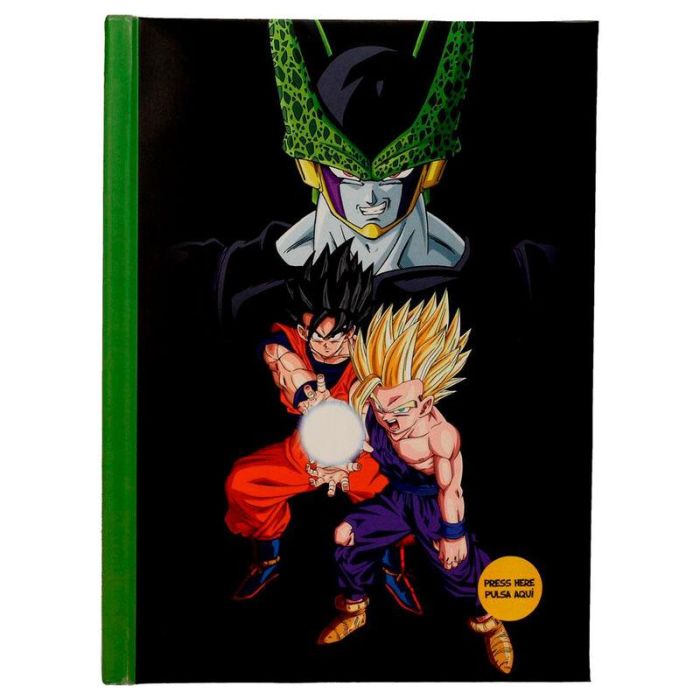 Cuaderno A5 Cell Final Battle Dragon Ball Z con luz 0 Cuaderno A5 Cell Final Battle Dragon Ball Z con luz 0