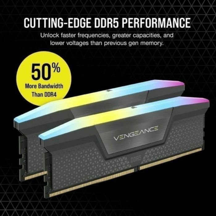 Corsair Vengeance RGB CMH32GX5M2B6400C36 módulo de memoria 32 GB 2 x 16 GB DDR5 6400 MHz 12 Corsair Vengeance RGB CMH32GX5M2B6400C36 módulo de memoria 32 GB 2 x 16 GB DDR5 6400 MHz 12
