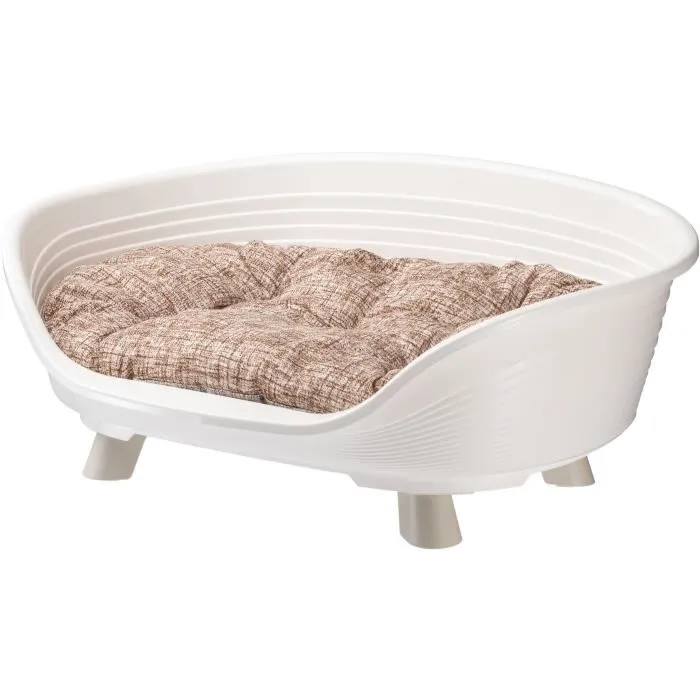 Ferplast Cesta TRONO 6 con cojín relax - Blanco Ferplast Cesta TRONO 6 con cojín relax - Blanco