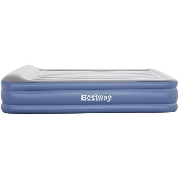 Bestway BES6941607329689 Cama Hinchable Doble Tritech, 203x152x46 cm, Soporta 300 Kg, Inflado Rápido en 4 Minutos 1
