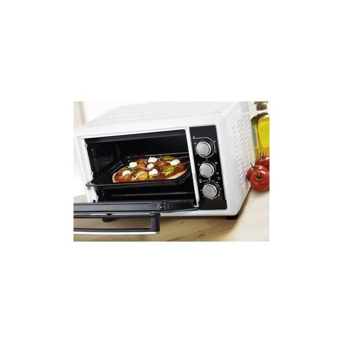 Brandt FC160MW Mini Horno de Sobremesa 16L, Convección Natural, Multifunción, Ventilador, Parrilla y Cavidad Antiadherente 1