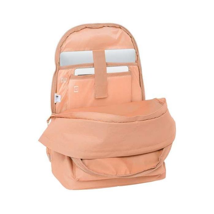 Safta Mochila doble para portátil 15,6" USB Munich Básicos Peach 31x44x18 cm 4 Safta Mochila doble para portátil 15,6" USB Munich Básicos Peach 31x44x18 cm 4