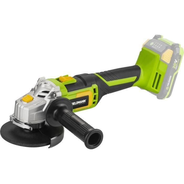 Amoladora angular inalámbrica - FIELDMANN - 20V - 115 mm - Batería y cargador no incluidos Amoladora angular inalámbrica - FIELDMANN - 20V - 115 mm - Batería y cargador no incluidos