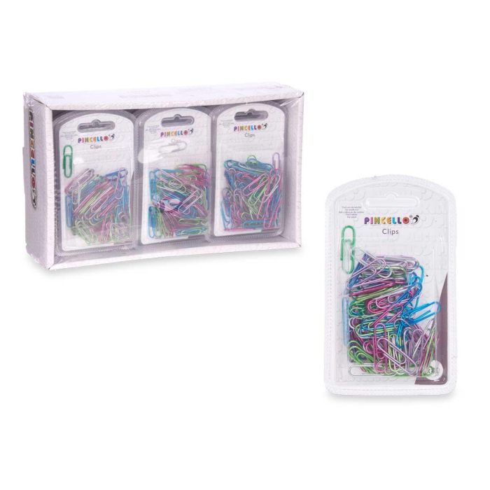 Set 80 Clips Metalizados Peq Pincello 2X11CM (24 Unidades) 2 Set 80 Clips Metalizados Peq Pincello 2X11CM (24 Unidades) 2