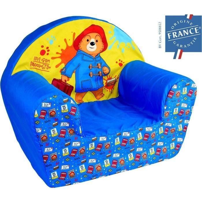Fun House FUN3700057136659 Sillón infantil Paddington - Fabricado en Francia - 52 x 33 x 42 cm
