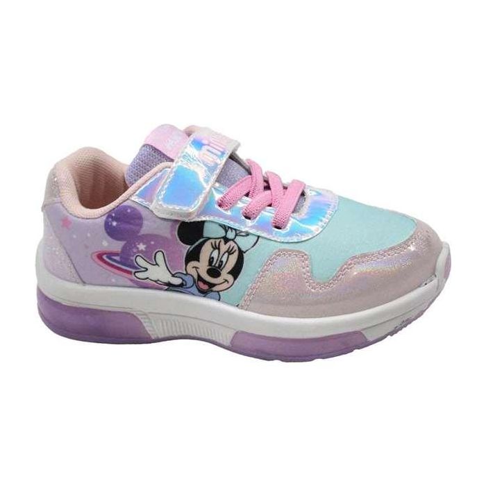Deportiva suela pvc con luces minnie t027 1 Deportiva suela pvc con luces minnie t027 1