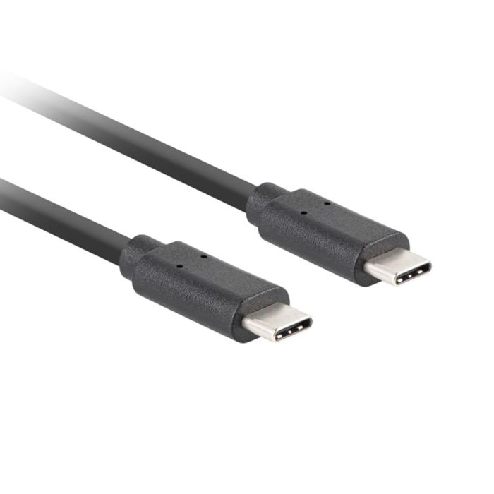 Lanberg CA-CMCM-32CU-0010-BK Cable USB C a USB C 3.2 Gen 2 (3.1 Gen 2) 1M Negro 2