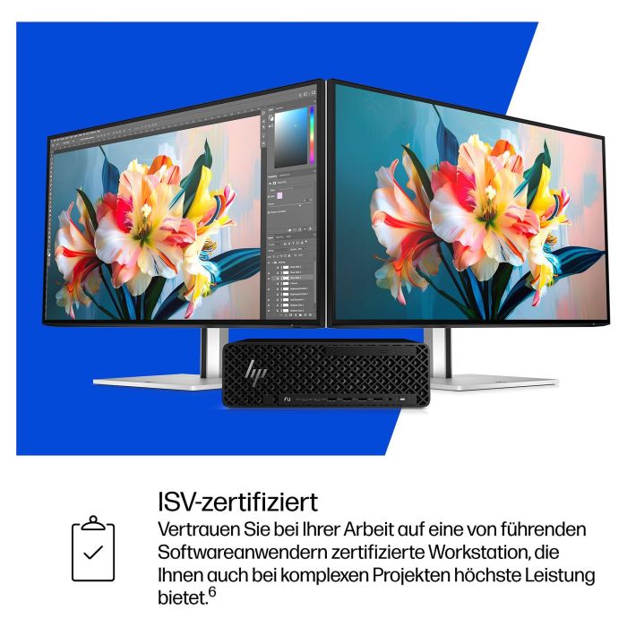 HP Workstation Z2 SFF G1i CU9-285K con Intel Core i9, 64GB RAM, 1TB SSD, NVIDIA RTX Pro 4000, Windows 11 Pro 13