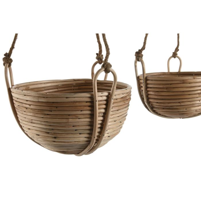 Macetero Balines DKD Home Decor Natural 31 x 23 x 31 cm Set de 3 4