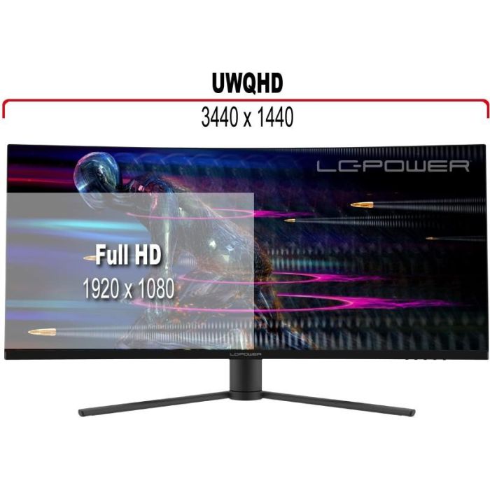 LC-Power 86.36cm (34") LC-M34-UWQHD-165-C VA+DP+HDMI 8