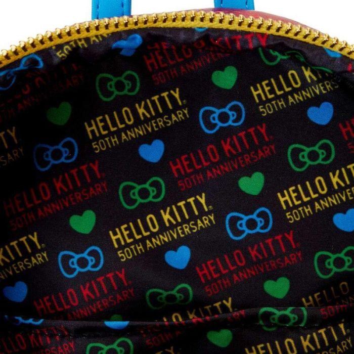 Mochila 50th Anniversary Hello Kitty Loungefly 26cm 4