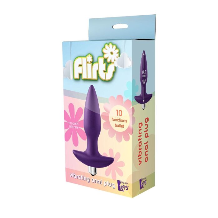 Plug Anal Dream Toys Flirts Morado 1 Plug Anal Dream Toys Flirts Morado 1
